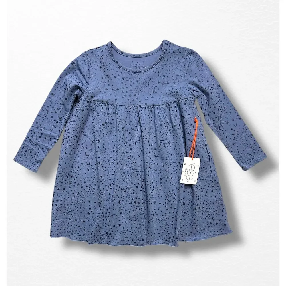 NWT Egg New York Blue Stars Anna Dress, Size 6